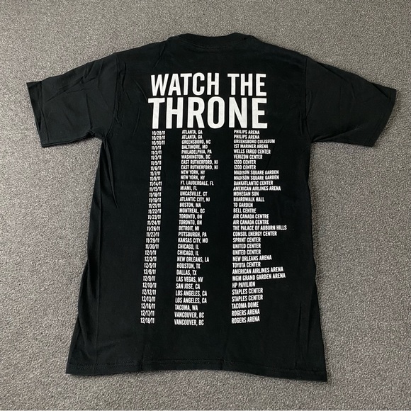 Kanye West Watch the Throne Concert Tour Men’s T-Shirt Size Small - Picture 5 of 9